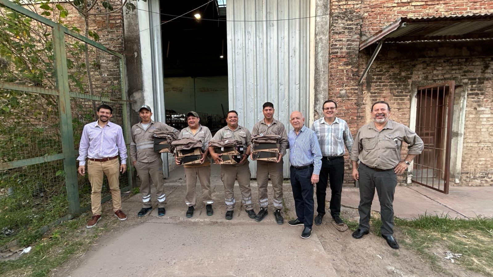 SECHEEP entrego ropa de trabajo a personal operativo del área metropolitana