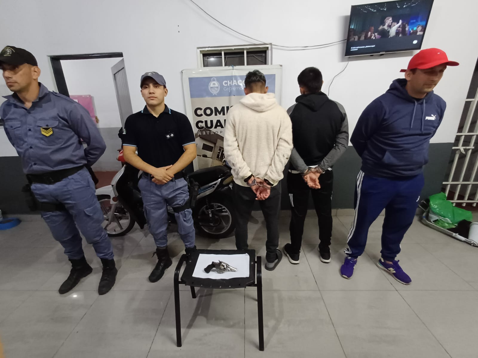 Terminaron detenidos por portación ilegal de arma de fuego