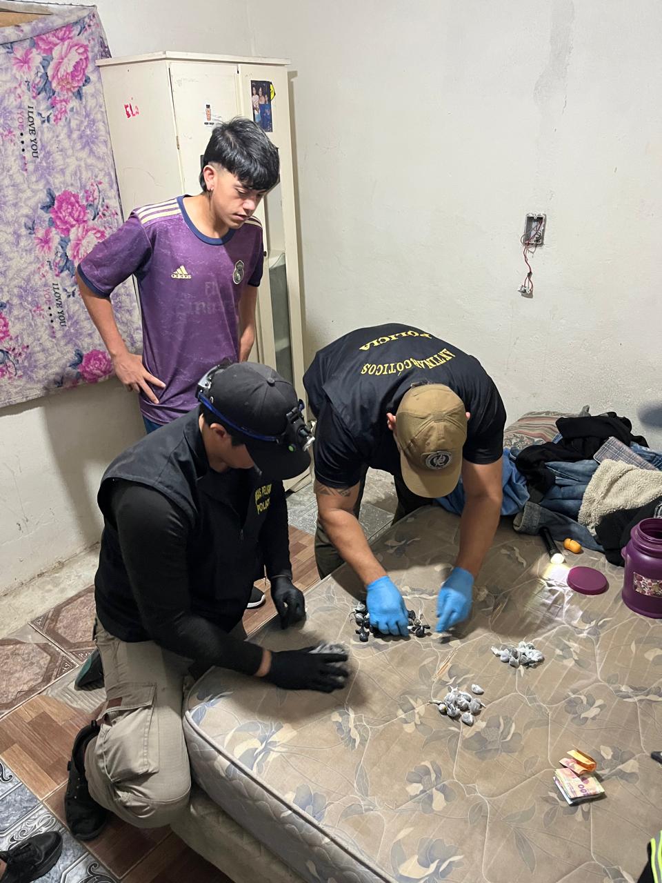 La Policia del Chaco desbarato kiosco narco en Vilelas