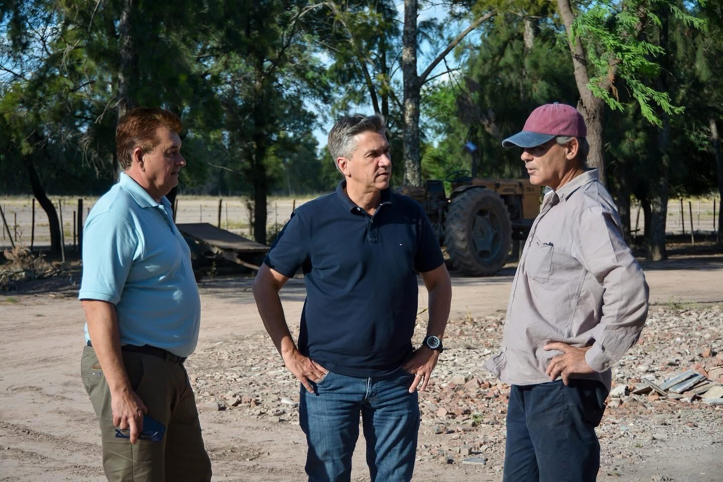 Ante la sequía: el gobernador Zdero acompaña el dolor del campo chaqueño