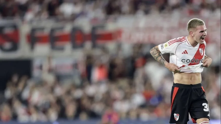 Citados al Sub-20, Mastantuono y Subiabre se pierden el debut de River en la Copa Argentina