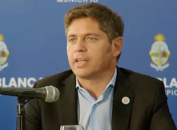 Axel Kicillof: «El Presidente no avisó que venía a Bahía Blanca»
