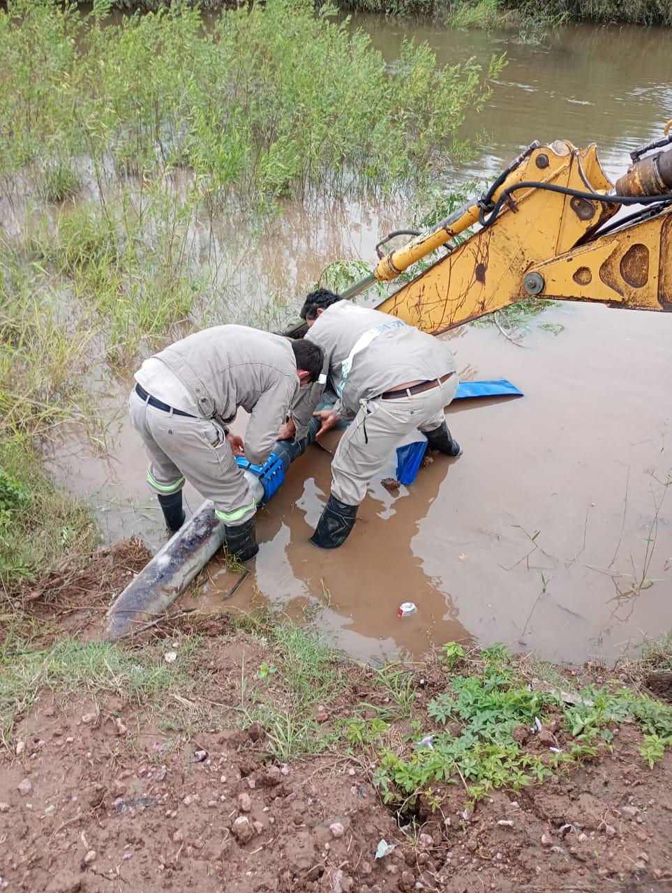 Colonia Aborigen El Pastoril: SAMEEP ejecuta tareas para llegar con agua potable a los hogares