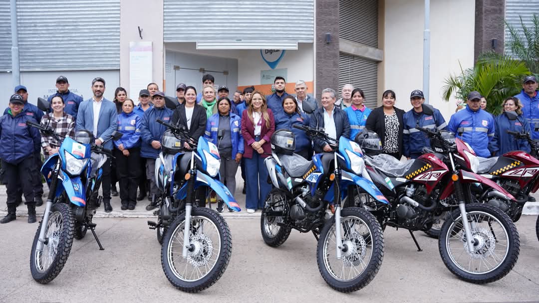 Barranqueras: nuevas unidades motorizadas entregadas a la Dirección de Tránsito y Patentes