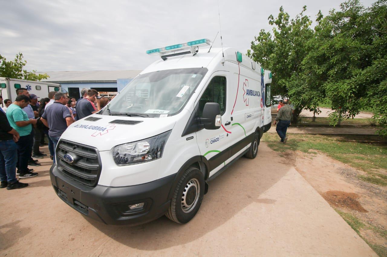 Villa Río Bermejito: nueva entrega de ambulancia para reforzar la salud