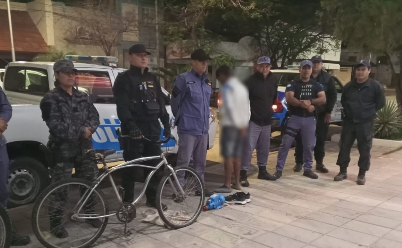 Sáenz Peña: secuestran objetos de dudosa procedencia y detienen a un joven