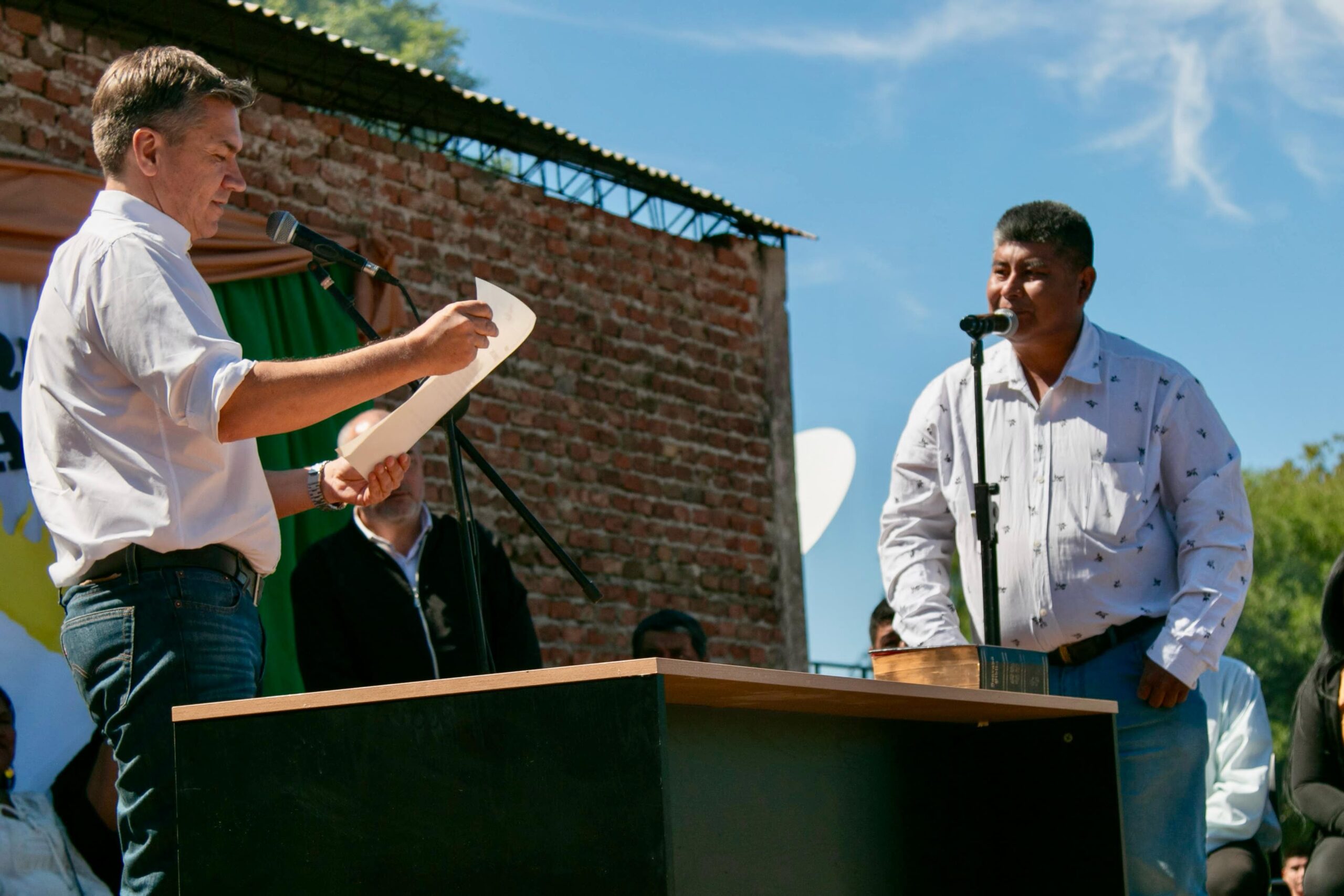 Colonia Aborigen: el gobernador Zdero tomó juramento hoy a las nuevas autoridades del IDACH