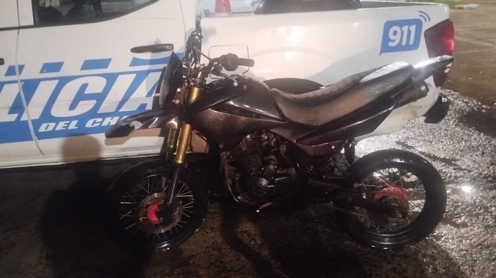Resistencia: rápida intervención policial para dar con una motocicleta sustraída