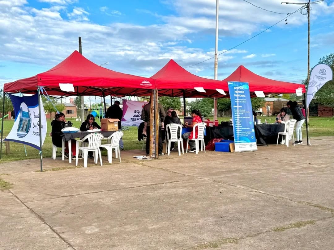 La Municipalidad de Fontana y el Hospital «Luis Fleitas» realizaron un abordaje territorial en el barrio 173 Viviendas