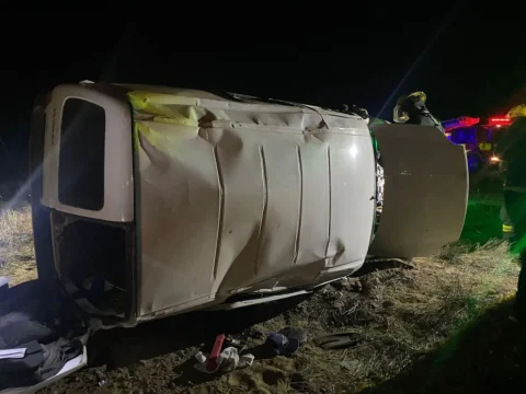 Vuelco y accidente en la Ruta 51: un bebé y su mamá resultaron heridos