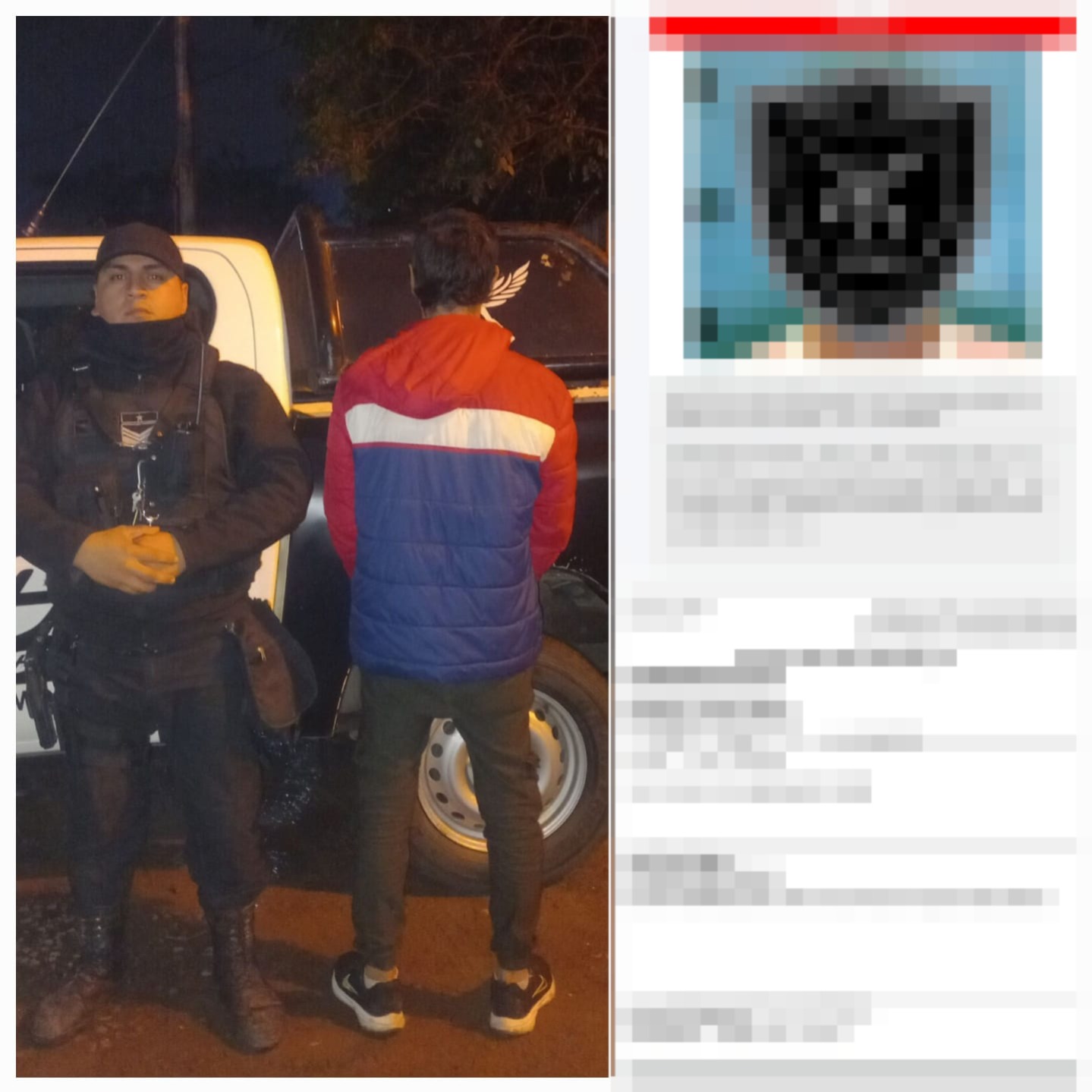 Secuestran motocicleta y detienen a hombre con pedido de aprehensión
