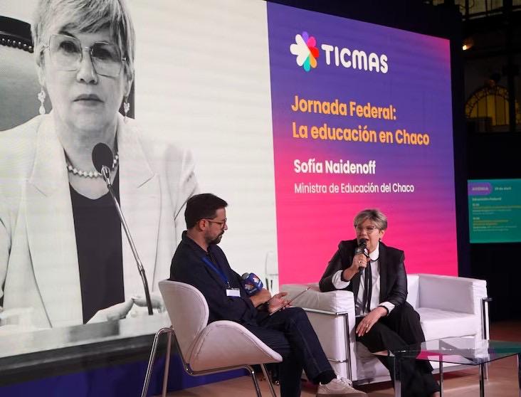 Bs. As: Naidenoff, en el espacio Ticmas de la Feria del Libro “Que los chaqueños puedan salir adelante de la mano de la educación»
