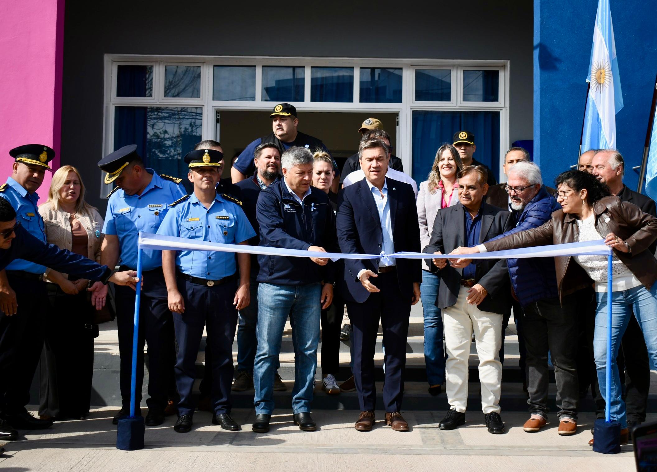 Plan Provincial de Seguridad: el Gobernador Zdero inauguró hoy las refacciones y la ampliación de la División Microtráfico