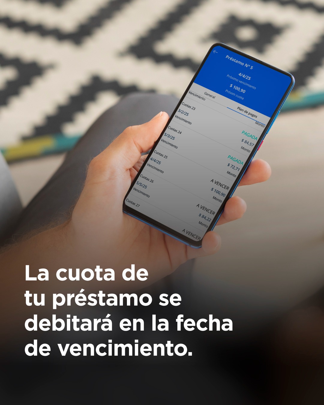 *NBCH recuerda el cobro al vencimiento de cuotas de préstamos personales y anticipos*
