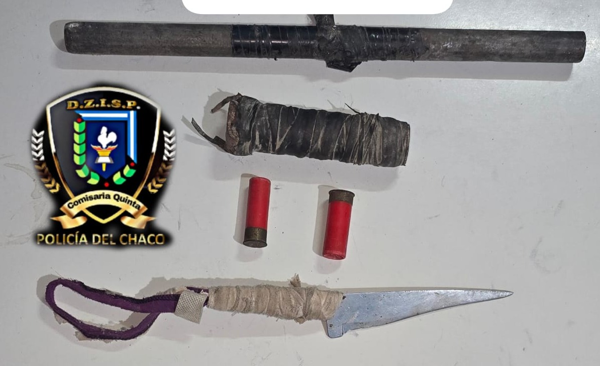 Sáenz Peña: intento de robo en el barrio San Cayetano, detienen a dos hombres armados