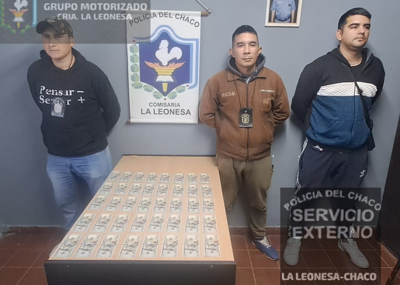 La Leonesa: efectivos recuperaron 4.000 dólares, prendas y una mochila