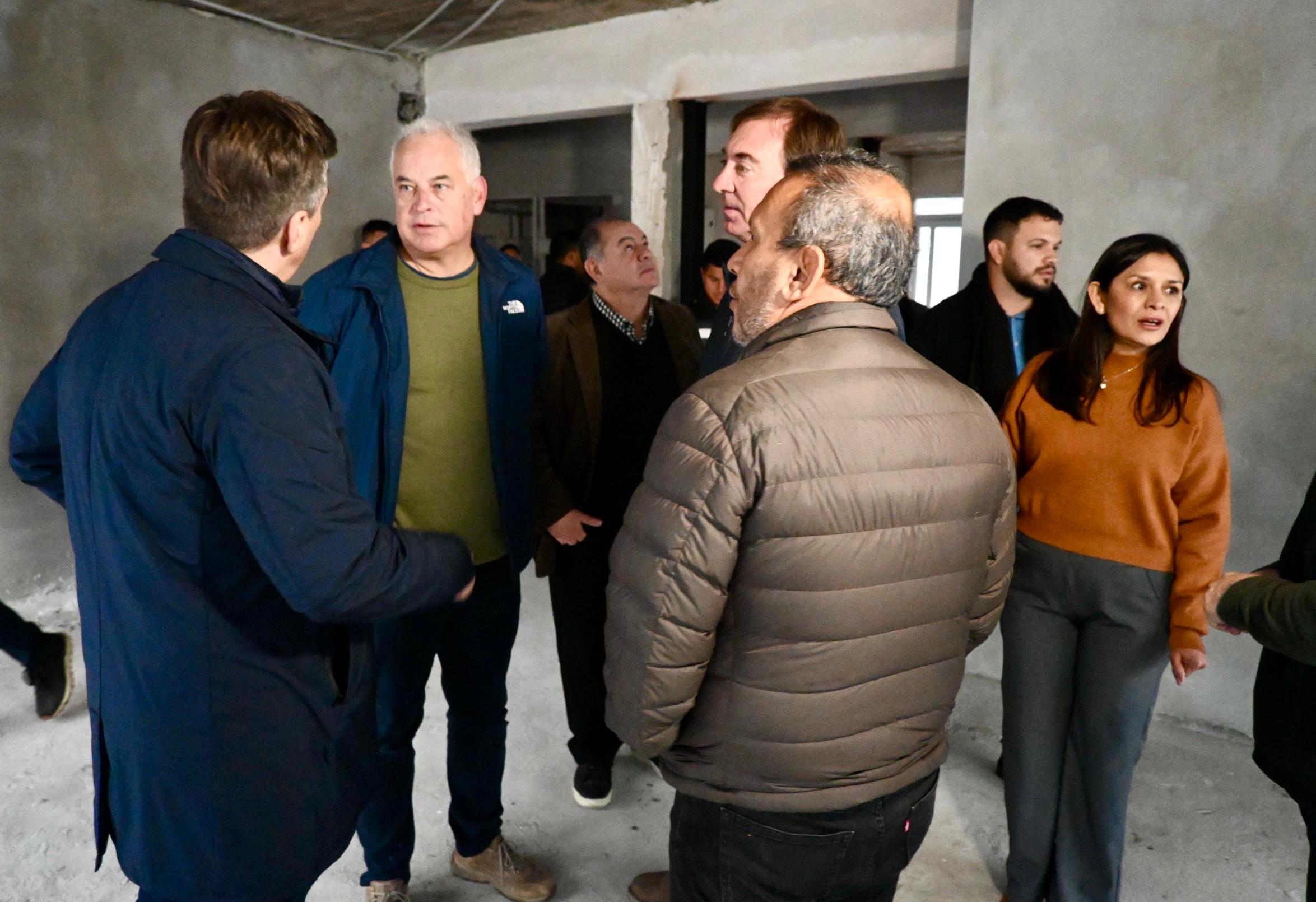 Trabajos claves para la inclusión: el Gobernador Zdero constató el avance de obras en el CENOVI