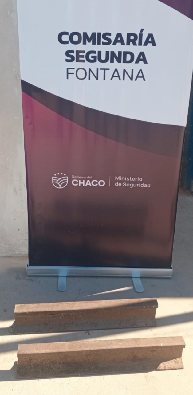 Fontana: detienen a dos hombres por sustraer rieles de la estación Cacuí