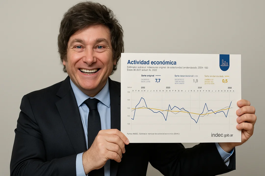 Fuerte suba de la economía: el dato que celebró Javier Milei con una provocadora frase contra la oposición