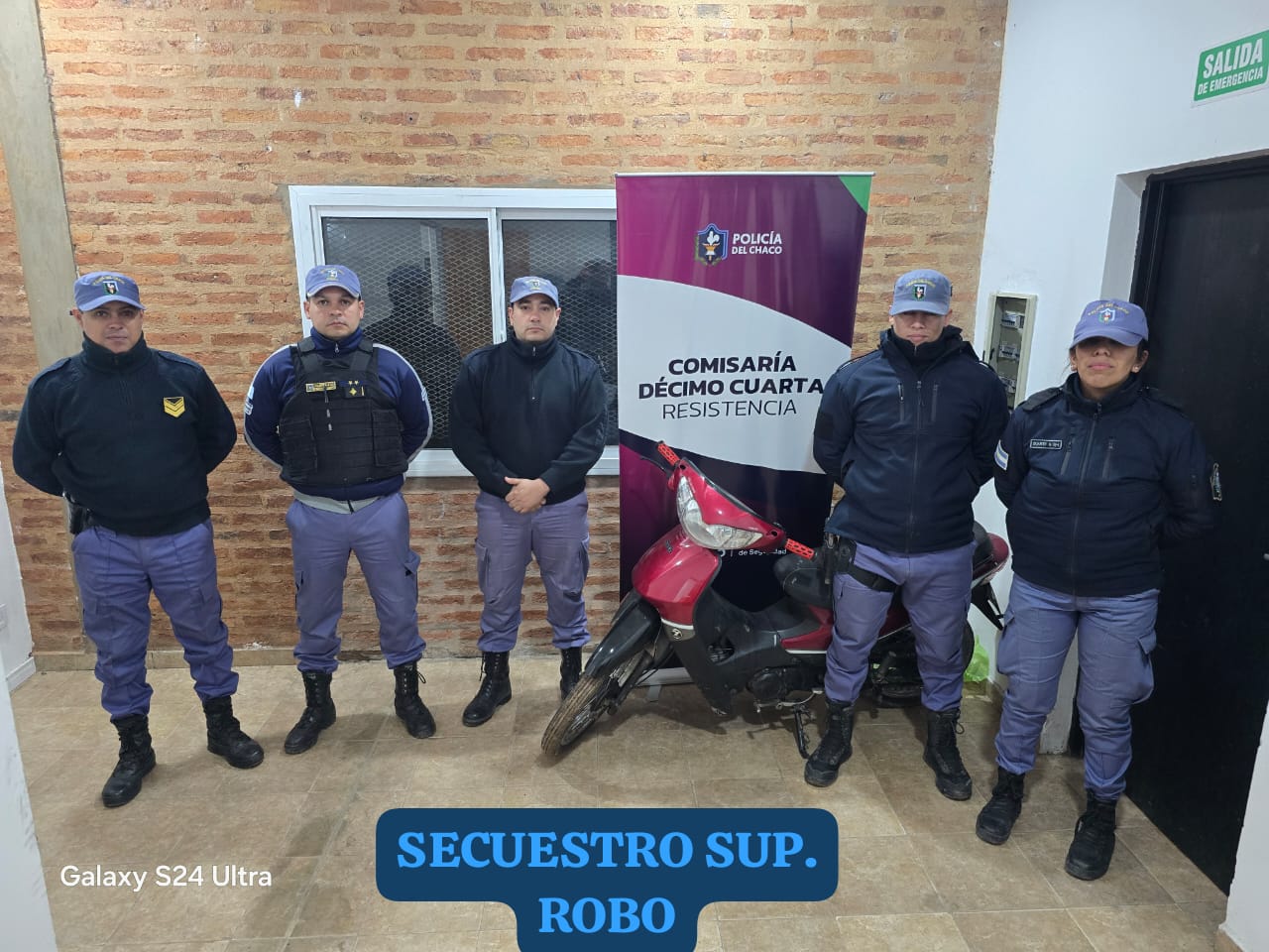 Resistencia: durante la madrugada, recuperan una moto robada