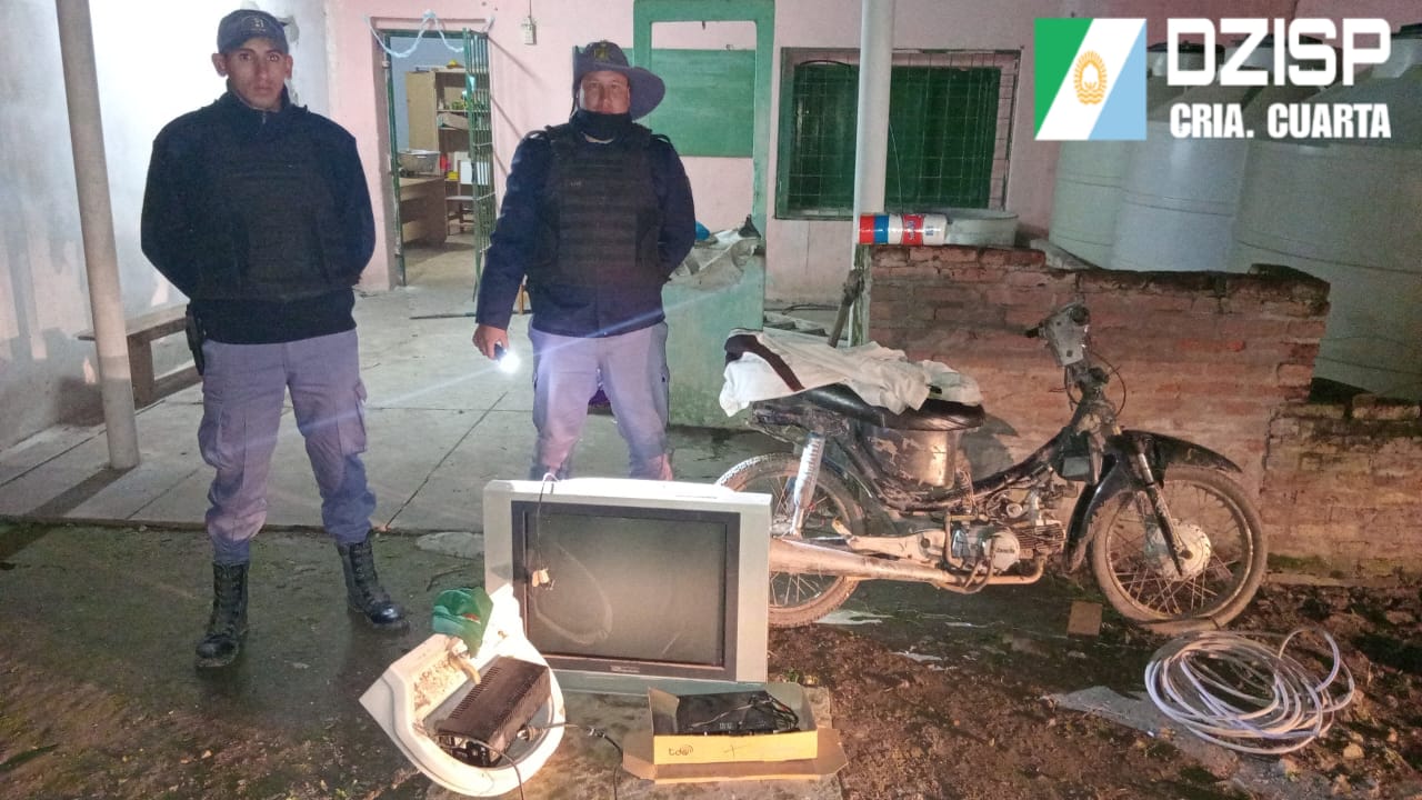 Sáenz Peña: recuperaron elementos sustraídos de una escuela