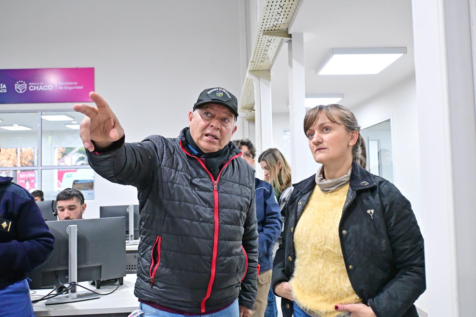 El Gobierno Provincial constató el funcionamiento del Centro Multiagencial de Emergencias