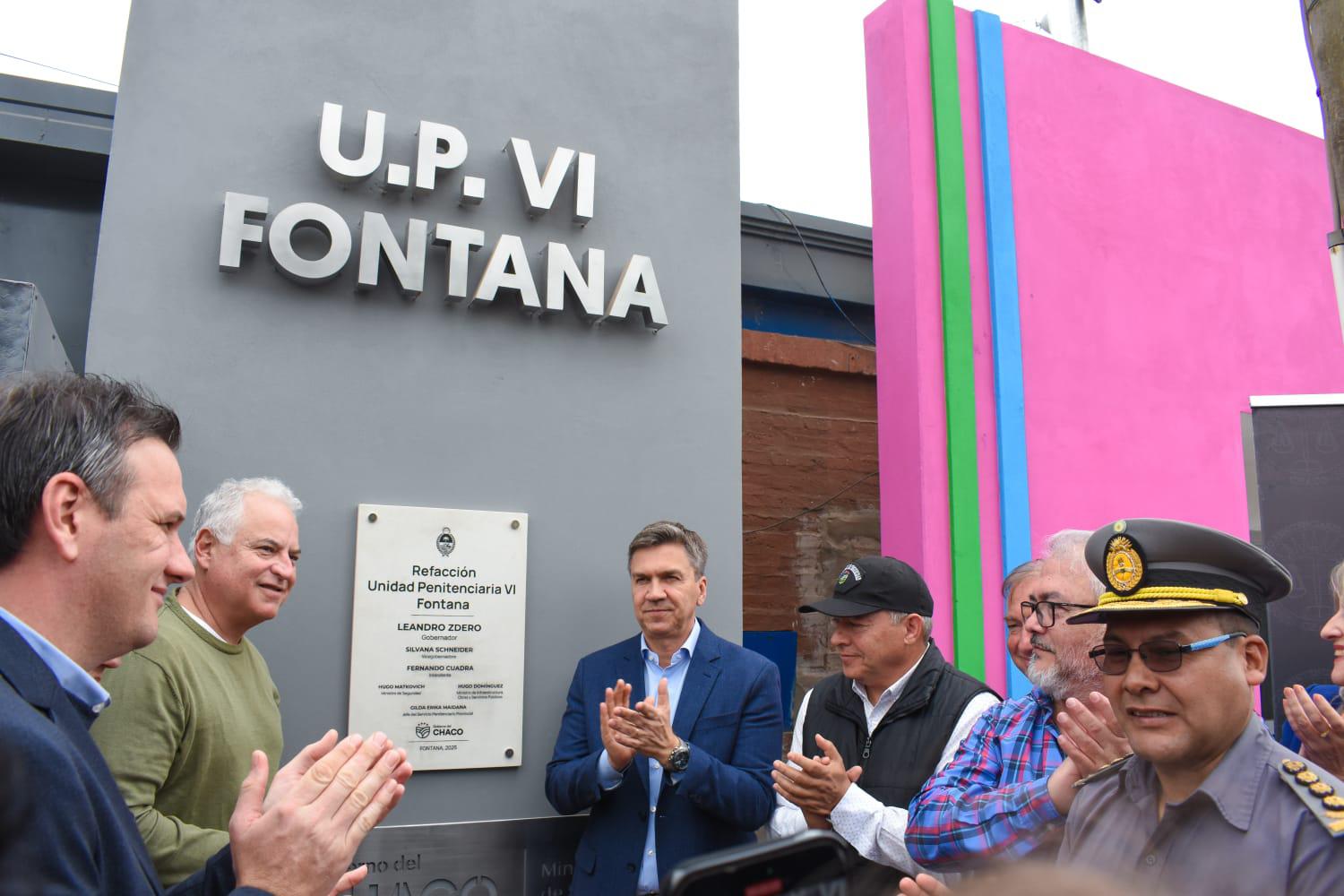Plan Provincial de Seguridad: el Gobernador Zdero inauguró la nueva Unidad Penitenciaria VI en Fontana