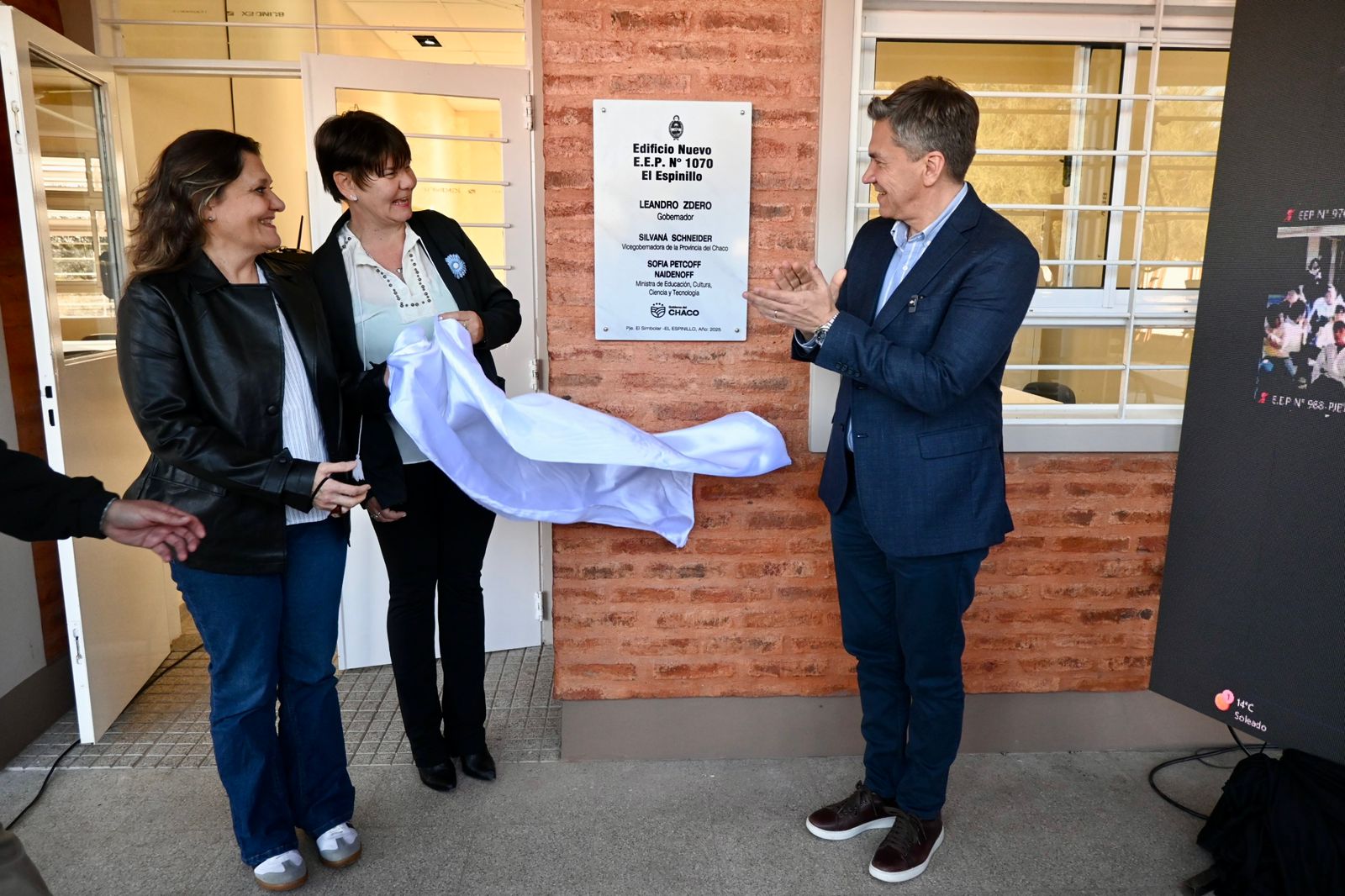 El Espinillo: el Gobernador Zdero habilitó el nuevo edificio de la EEP N° 1070 y el sistema de conectividad Starlink para 11 establecimientos de la zona
