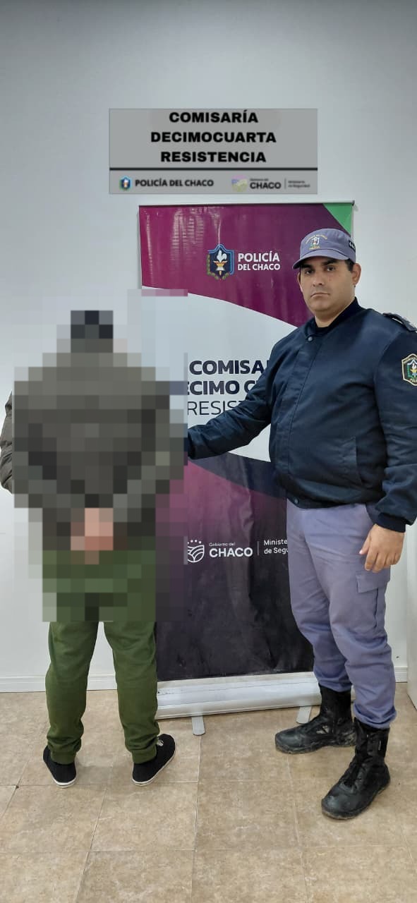 Resistencia: detienen a un hombre por amenazas, daños y hurto