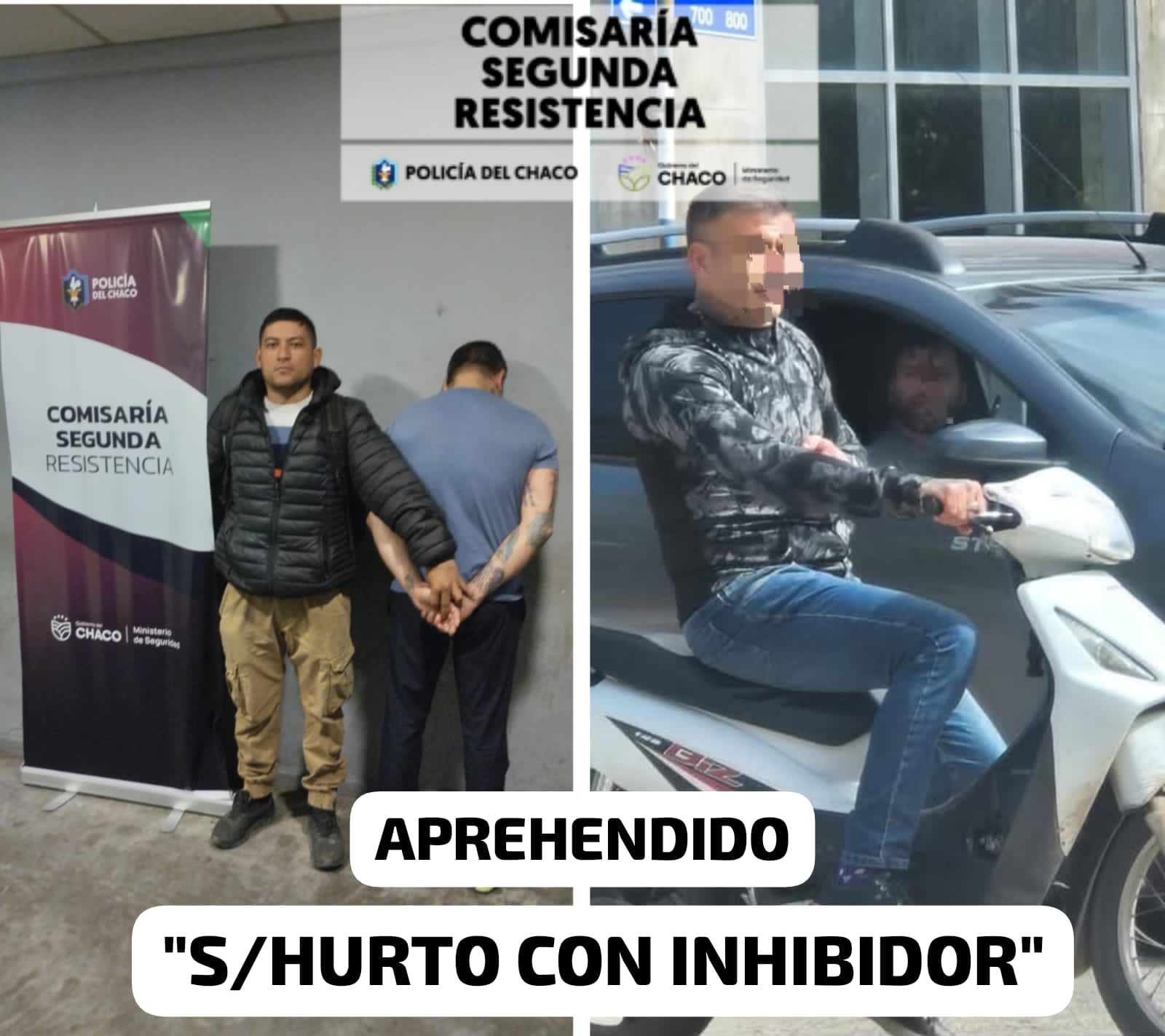 Resistencia: detuvieron a un hombre acusado de robo con inhibidor de señal