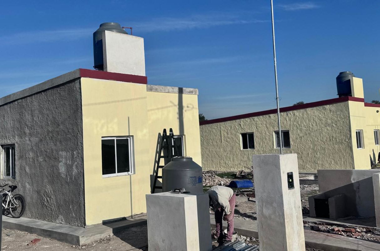 Avanza la construcción de viviendas recuperadas en Costa Iné, Margarita Belén