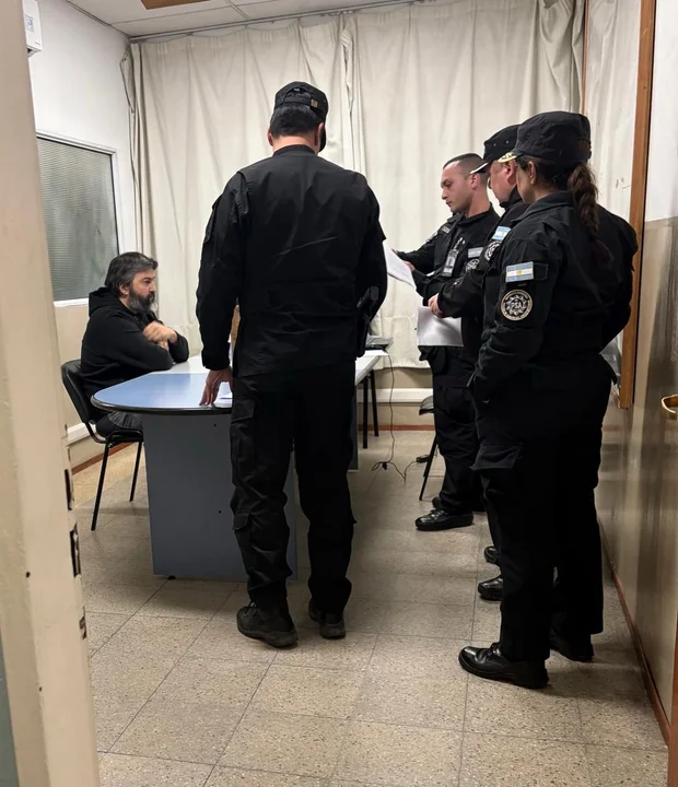 La foto de Ariel García Furfaro preso: así detuvieron al dueño del laboratorio del fentanilo contaminado