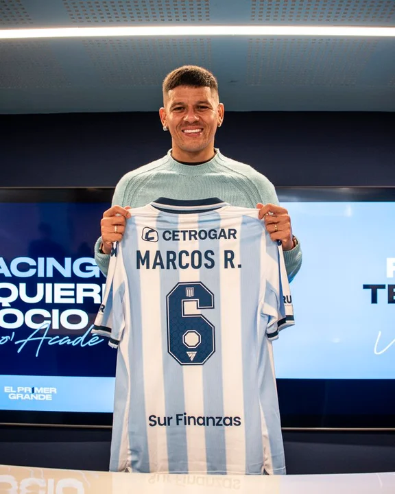¿Se mete en el once? Marcos Rojo estará disponible en Racing para enfrentar a Peñarol