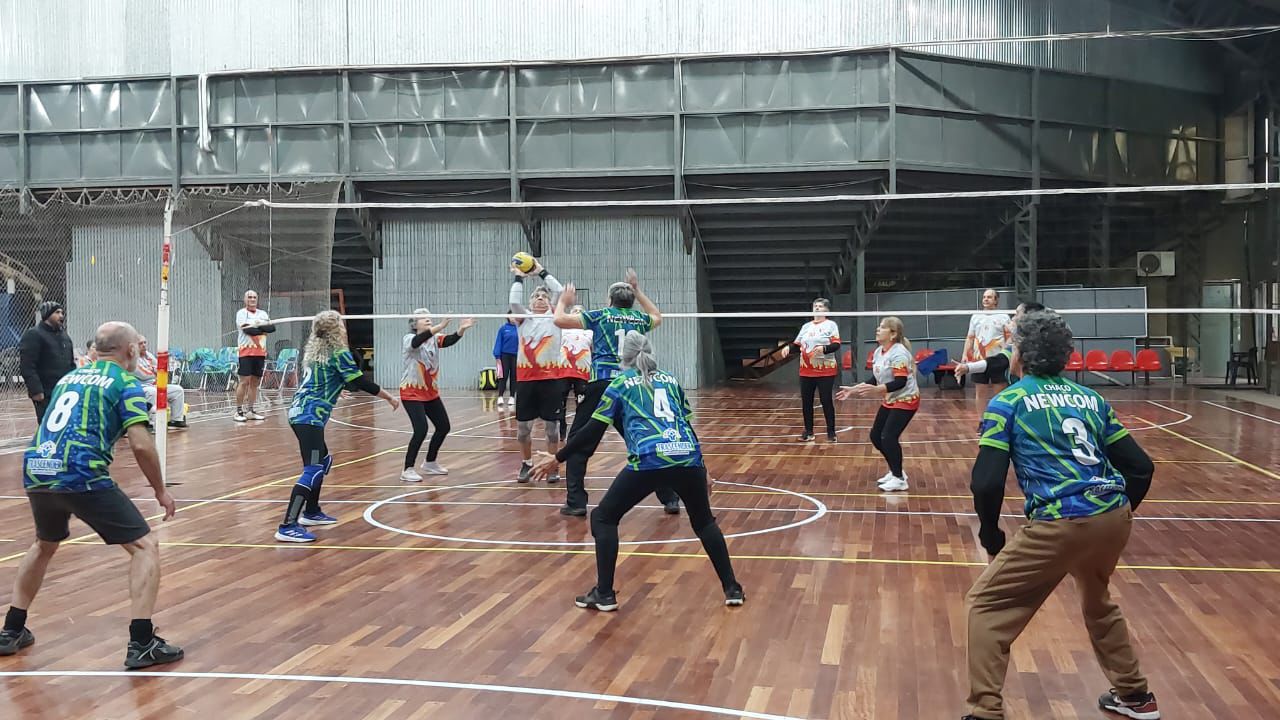 Chaco Juega: adultos mayores participan en la disciplina Newcom