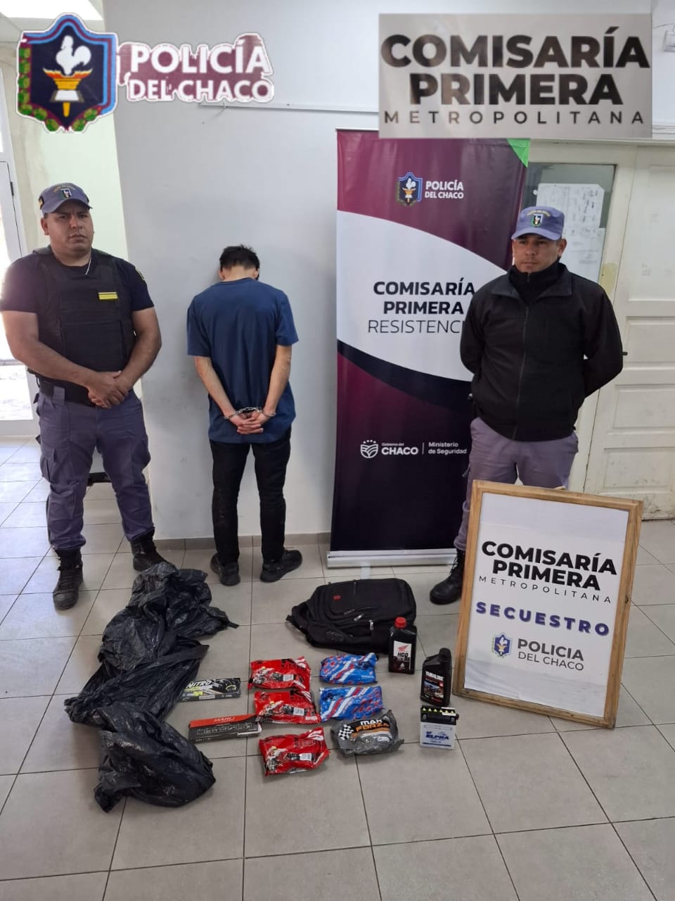 Resistencia: detienen a un hombre por robos en dos locales