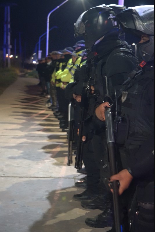 Operativo Muralla Sur: gran cantidad de personas y vehículos controlados