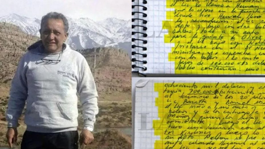 El tribunal incorporó el peritaje de Gendarmería que confirma a Centeno como autor de los cuadernos