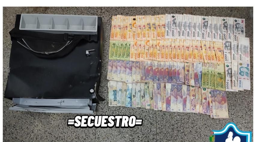 Robó una caja registradora y lo detuvieron
