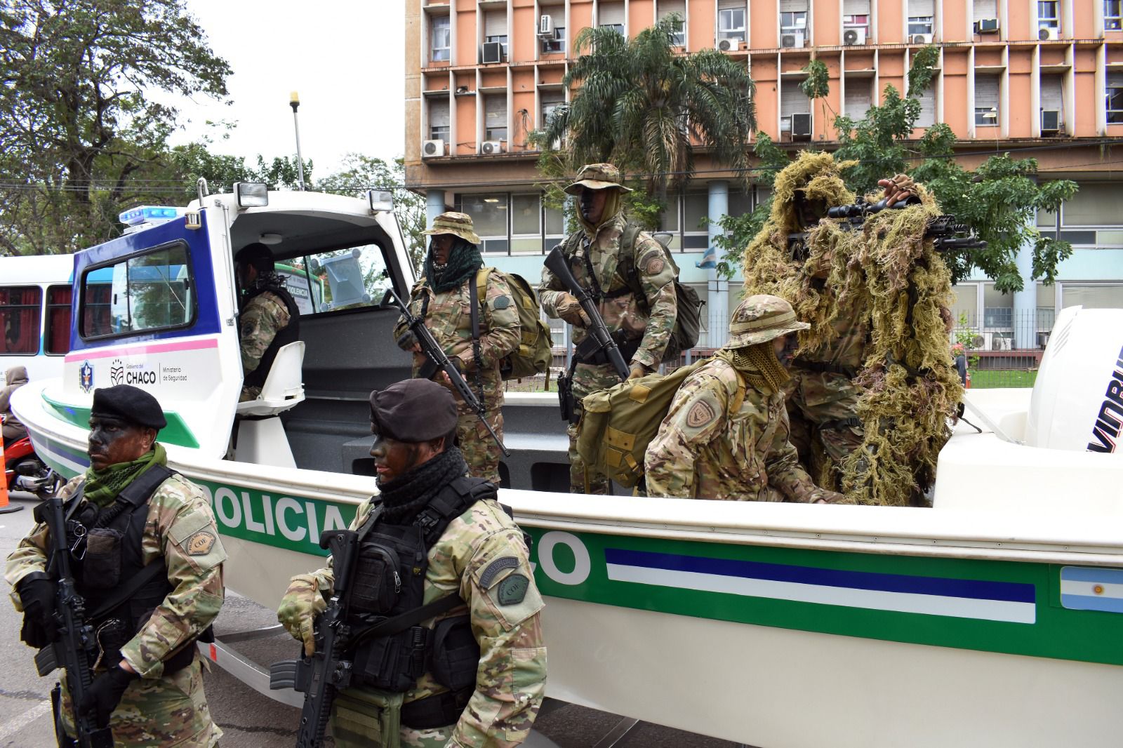 Plan Provincial de Seguridad: se presentó la nueva división “Patrulla Fluvial” de la Policía del Chaco