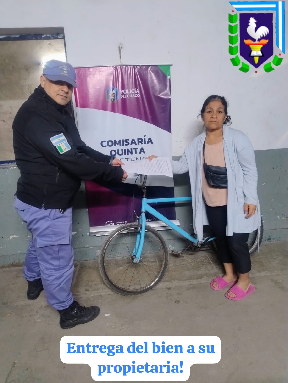 Hijo desleal: le robó una bicicleta a su mamá, pero fue demorado