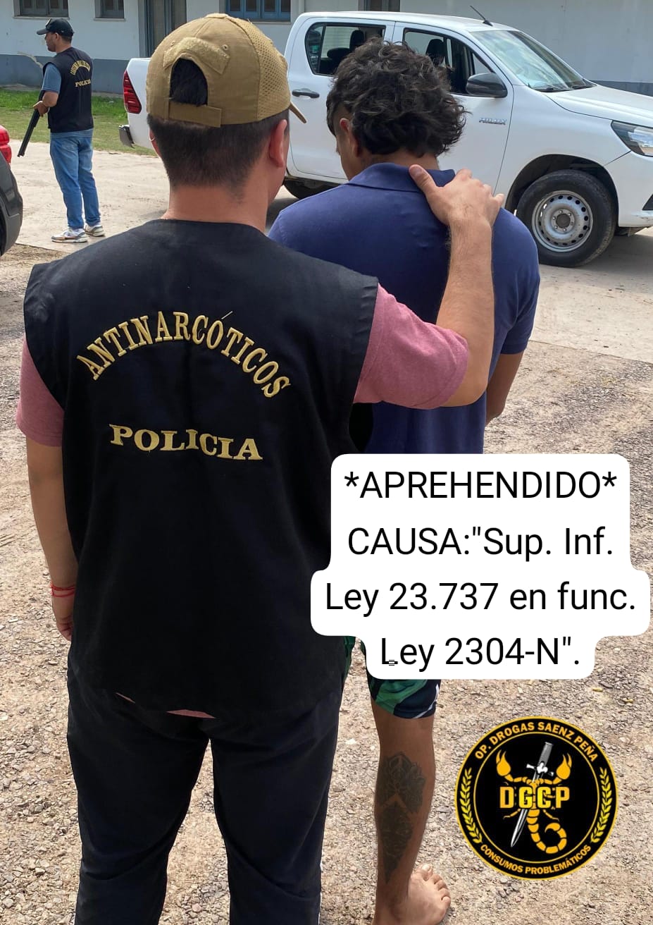 Detienen a otro hombre investigado por narcotráfico